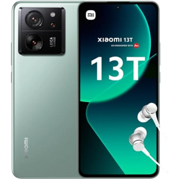 Xiaomi 13T-144Hz AMOLED, 5000mAh 67W, Leica Camera, 8+256GB, Meadow Green – Bild 1