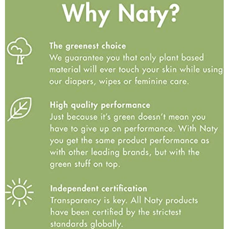 Eco by Naty Tampons - Super, 18 Tampons. Pflanzlich, Vegan, 100% Bio-Baumwolle - Preisvergleich – Bild 5