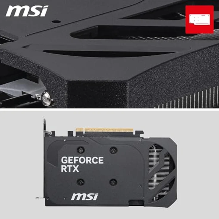 MSI RTX 5050 8GB SHADOW 2X OC, Grafikkarte mit 8 GB GDDR6-Speicher, NVIDIA G-SYNC, Hybrid-Kühlungstechnologie, 7680 x 4320 Pixel Maximalauflösung – Bild 6