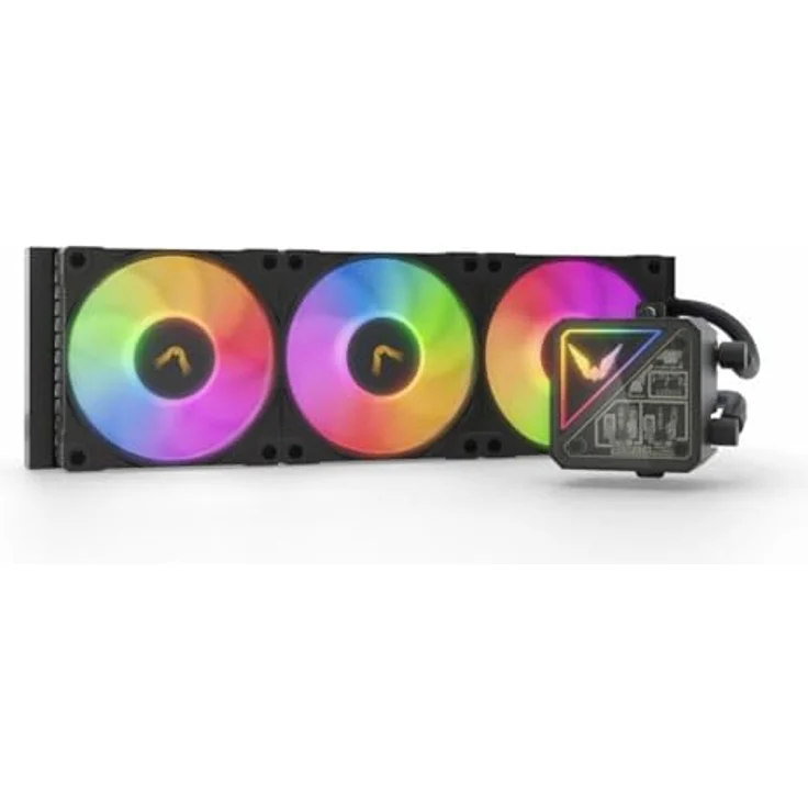 Valkyrie V360 Lite ARGB Black, All-in-One CPU Wasserkühler für AMD und Intel, Schwarz – Bild 3