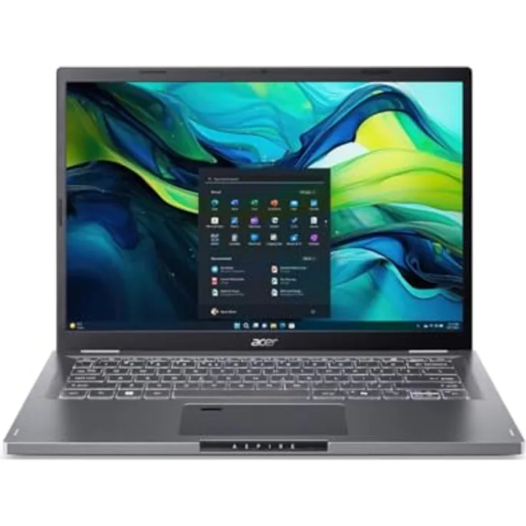 Acer Aspire 14 A14-51M-51PY, 14" Notebook mit Intel Core i5-120U, 8 GB RAM, 512 GB SSD, Grau