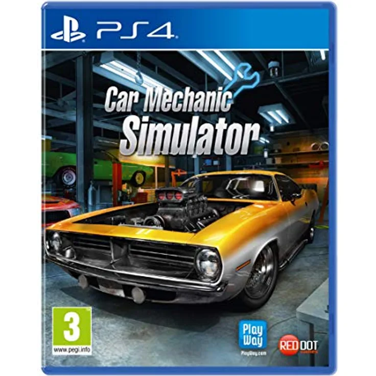 Deep Silver Car Mechanic Simulator (Playstation 4) - Endless gameplay, photorealistic graphics, 48 cars to work on, multilevel car parking, upgrade system, car auctions, and more