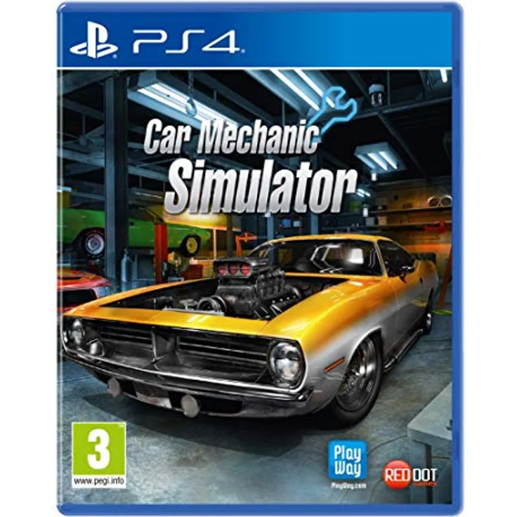 Deep Silver Car Mechanic Simulator (Playstation 4) - Endless gameplay, photorealistic graphics, 48 cars to work on, multilevel car parking, upgrade system, car auctions, and more