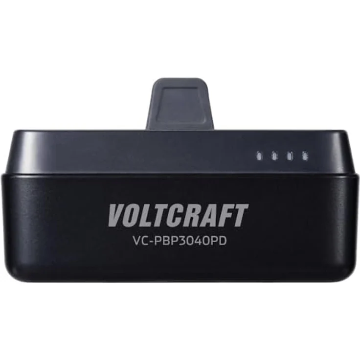 VOLTCRAFT VC-PBP3040PD Powerbank, 4500 mAh, USB PD, Li-Ion, Schwarz (matt), mit Statusanzeige und klappbarem Ständer – Bild 4