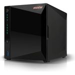 Asustor Drivestor 4 Pro Gen2 AS3304T v2, 4 Bay NAS Gehäuse Netzwerkspeicher, 1.7GHz Quad-Core, 2.5GbE Port, 2GB RAM DDR4, Network Attached Storage für Cloud Speicher (Diskless)