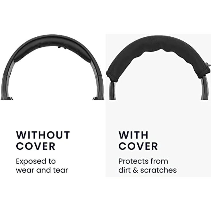 kwmobile Kopfband Abdeckung für AudioTechnica ATH M50X / M50 / M40X / M40 / Ohrpolster (Kopfhörer Polster) – Bild 3