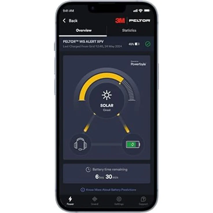 3M PELTOR WS ALERT XPV Headset-App, grün, solarbetrieben, MultiPoint-Bluetooth – Bild 5