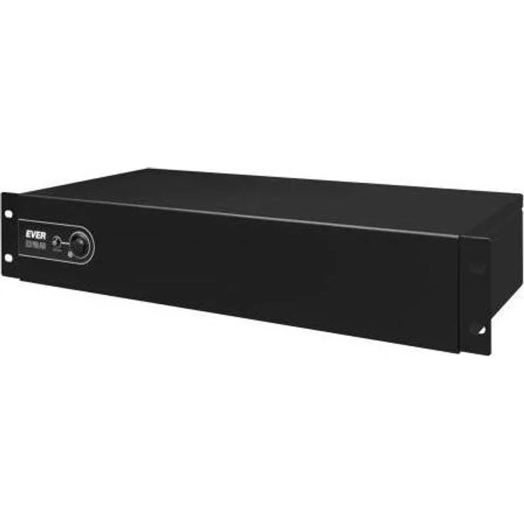 Ever ECO Pro 1200 AVR CDS, Rack-USV mit 780 Watt, 1200 VA, line-interaktiv, Überspannungsschutz, 2U Bauhöhe, 5 Ausgänge