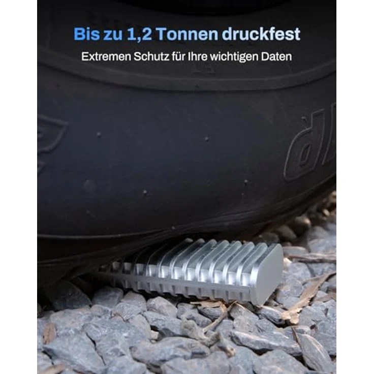 TERRAMASTER D1 M.2 NVMe SSD-Gehäuse, Aluminium, wasserdicht, stoßfest, USB 3.2 10 Gbit/s, 8 TB Kapazität, inklusive mobiler Datensicherungs-App – Bild 5