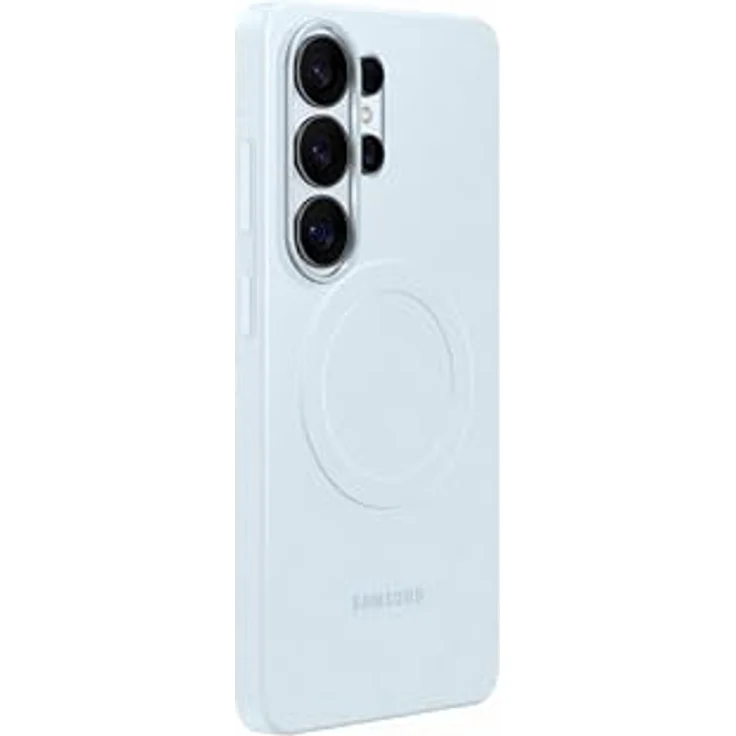 Samsung Slim Magnet Smartphone Case EF-SS948, schlanke Silikon-Hülle für Galaxy S26 Ultra mit Magnetring, stoßfest und griffig, Light Blue – Bild 3