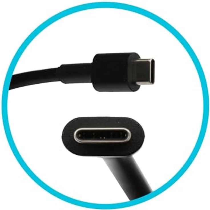 ASUS AC Adapter 65W 2P (Type C), Notebook Netzteil mit 65W Leistung, Schwarz, kompakt und leicht mit USB-C-Stecker – Bild 3