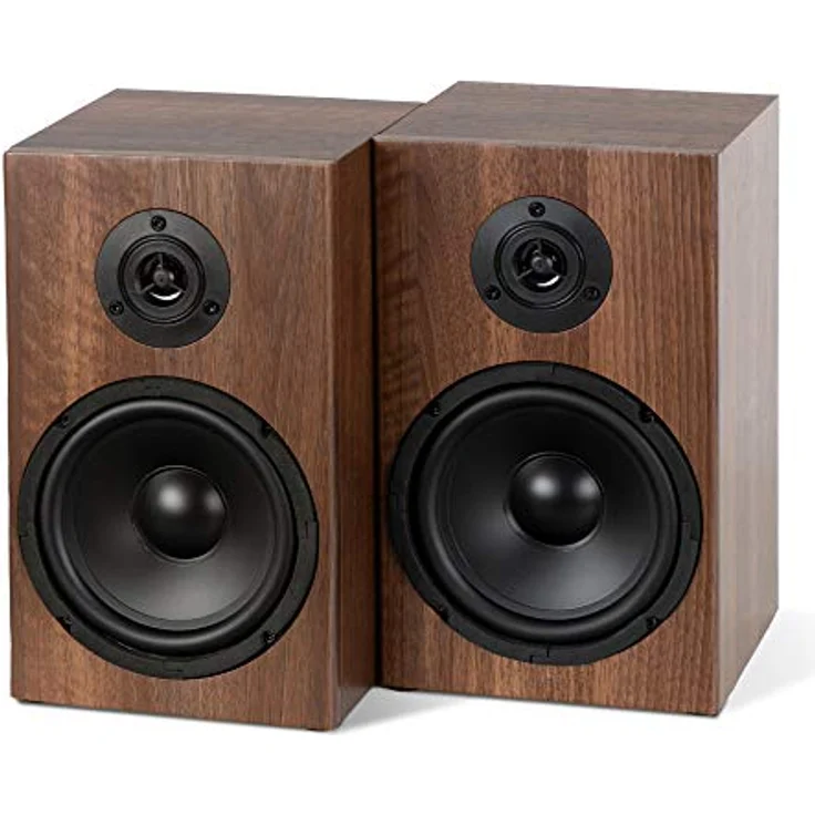McGrey BMS-80 BR Micro-Stereo Anlage - 80 Watt, braune Walnuss-Holz-Optik – Bild 3