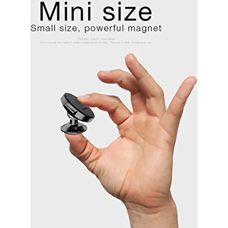 Baseus Handyhalter Smartphone Halterung fürs Auto Small Ears Serie Magnetisch (vertikaler Typ) Schwarz (SUER-B01) – Bild 6
