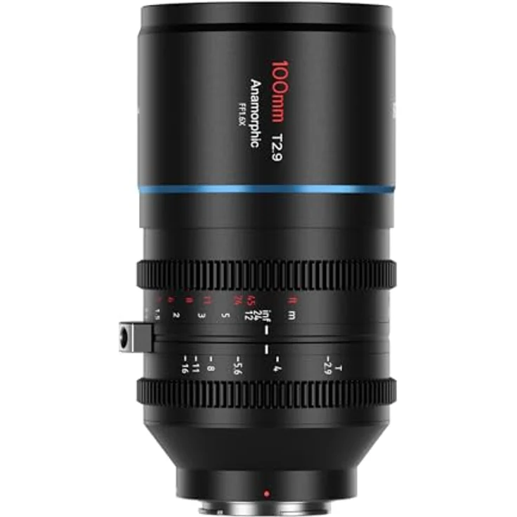 SIRUI 100mm T2.9 1.6X Full-Frame Anamorphic Cinema Lens, E Mount - Ultra breiter Sichtwinkel, ovales Bokeh, Blende T2.9-T16 – Bild 1