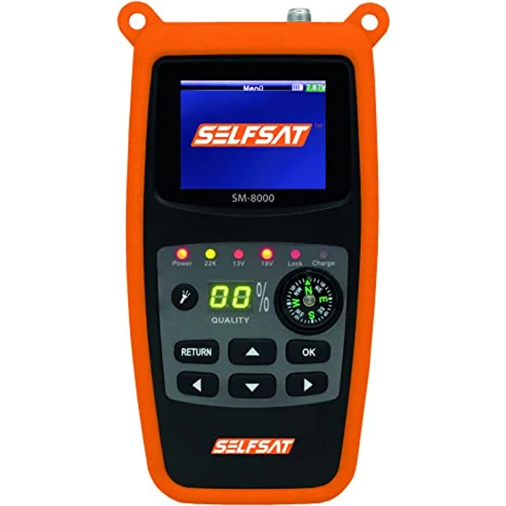 Selfsat SM 8000 Camping Satfinder HD DVB-S + DVB-S2 8PSK SAT Messgerät EU – Bild 1