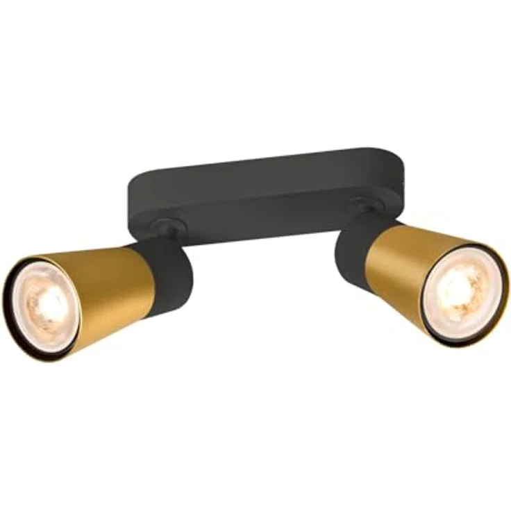 SLV PURI 2.0 CONE, Deckenleuchte, Wandleuchte, Schwarz - Flexibler Deckenspot aus Aluminium und Kunststoff, dreh- und schwenkbar – Bild 1