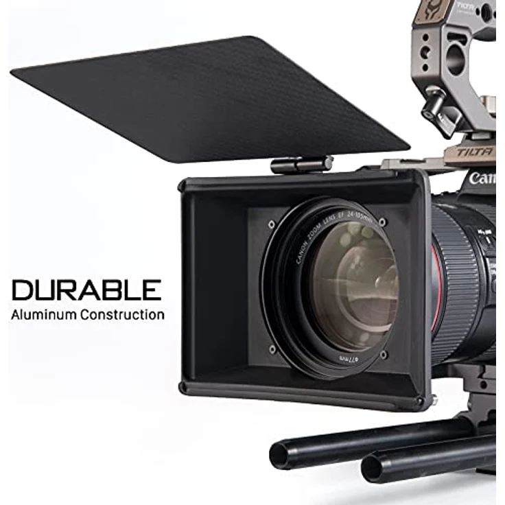 Tilta 77 mm Objektiv-Aufsätze für MB-T15 Mini Klemm-On Matte Box, Aluminium mit 77 mm Filtergewinde – Bild 5