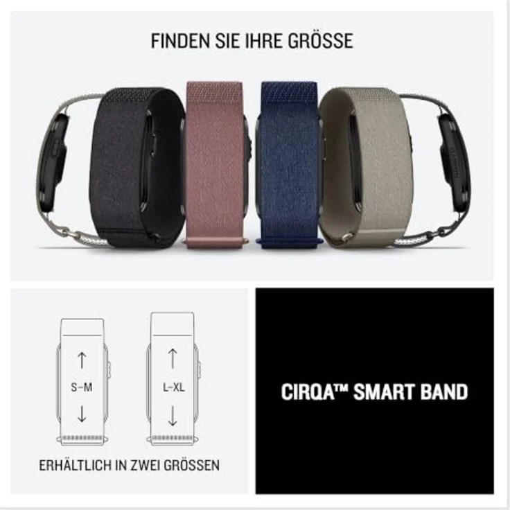 GARMIN Cirqa Smart Band L/XL Schwarz, Fitnessarmband mit 24/7 Gesundheits-Tracking, Schlafanalyse und umfangreichen Aktivitätsprofilen – Bild 8
