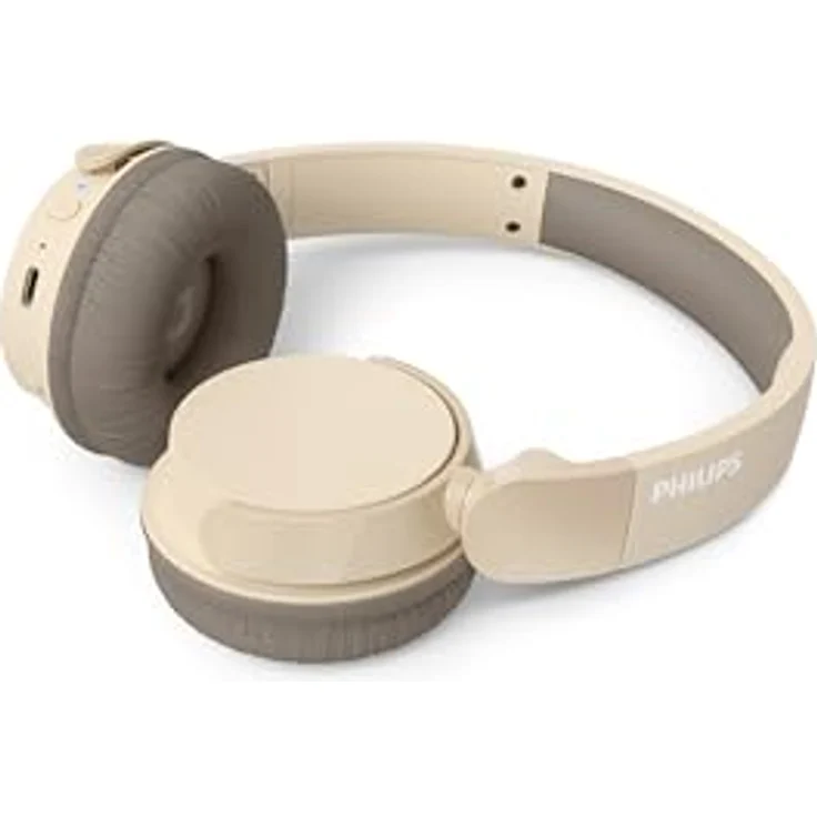 Philips TAH3209BG Leichter kabelloser Bluetooth-Kopfhörer - Beige, 25 Stunden Spielzeit, deutliche Anrufe, dynamischer Bass – Bild 2