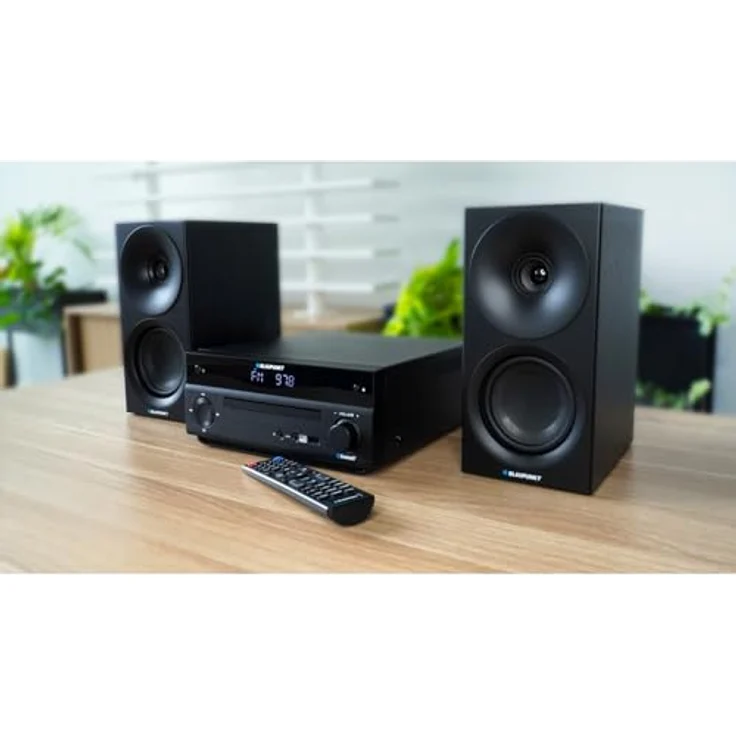Blaupunkt MS30.2BT Micro-Stereoanlage, 150 W Leistung, Bluetooth, HDMI ARC, FM-Radio mit 40 Sendern, USB- und AUX-Anschluss, weiß – Bild 5