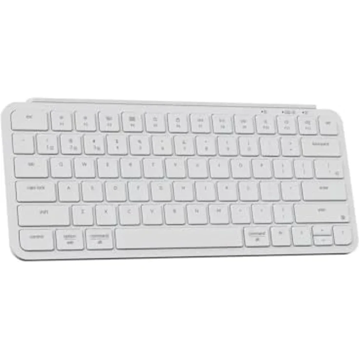 Keychron B1 Pro Ultraflache kabellose Tastatur mit ZMK-Anpassung, QWERTY US ANSI, 3-Modus Bluetooth/2,4 GHz/Kabel 425 g leicht mit 1.200 Stunden Akkulaufzeit für Mac/Windows - Weiß – Bild 2