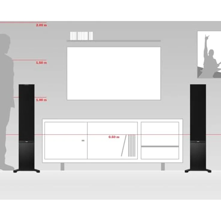 Teufel Stereo L 2 WLAN-Standlautsprecherpaar Bluetooth Schwarz – Bild 8