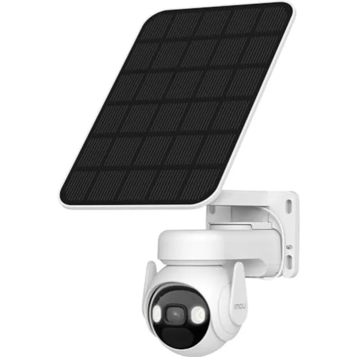 Imou 2K Full-Color motorisierte PTZ-Überwachungskamera, WLAN, batteriebetrieben, mit Solarpanel CELL PT Solar Kit