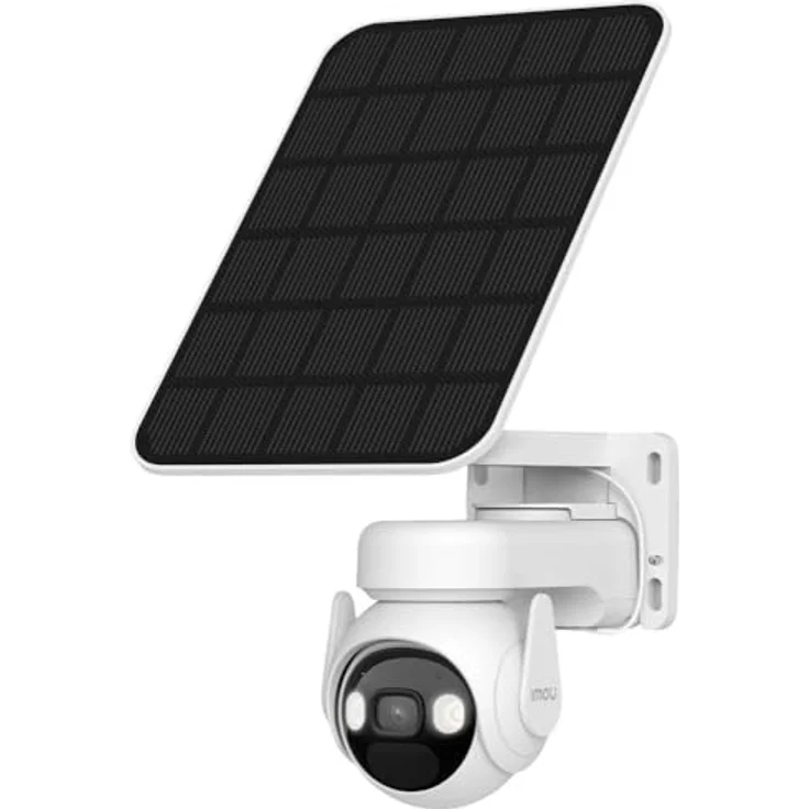 Imou 2K Full-Color motorisierte PTZ-Überwachungskamera, WLAN, batteriebetrieben, mit Solarpanel CELL PT Solar Kit – Bild 1