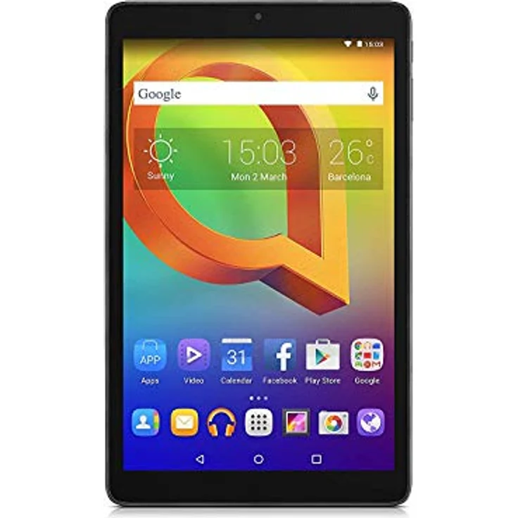 Alcatel A3 (10) Tablet-PC, AMD A4 Cortex-A7, 64GB Festplatte, 1GB RAM, Android 5.0, Schwarz – Bild 1