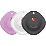 Verbatim My Finder 3er Set, Bluetooth Tracker für Schlüssel, Rucksack, Koffer, Geldbörse und Co, kompatibel mit Apple „Wo ist?“, Schlüsselfinder mit austauschbarer Batterie