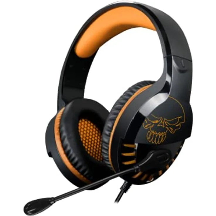 SPIRIT Auriculares Gaming Con MICRFONO of Gamer PRO-H3 MULTIPLATAFORMA Edition/Jack 3.5/ Naranja
