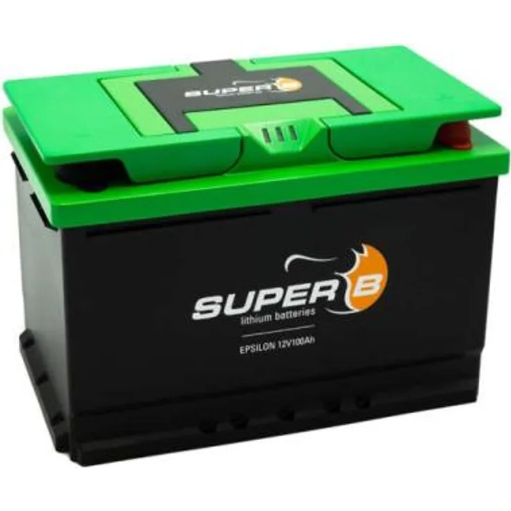 Super B Epsilon 12V 100Ah LiFePO4 Batterie – Bluetooth, Heizfunktion, integrierte Batterieüberwachung