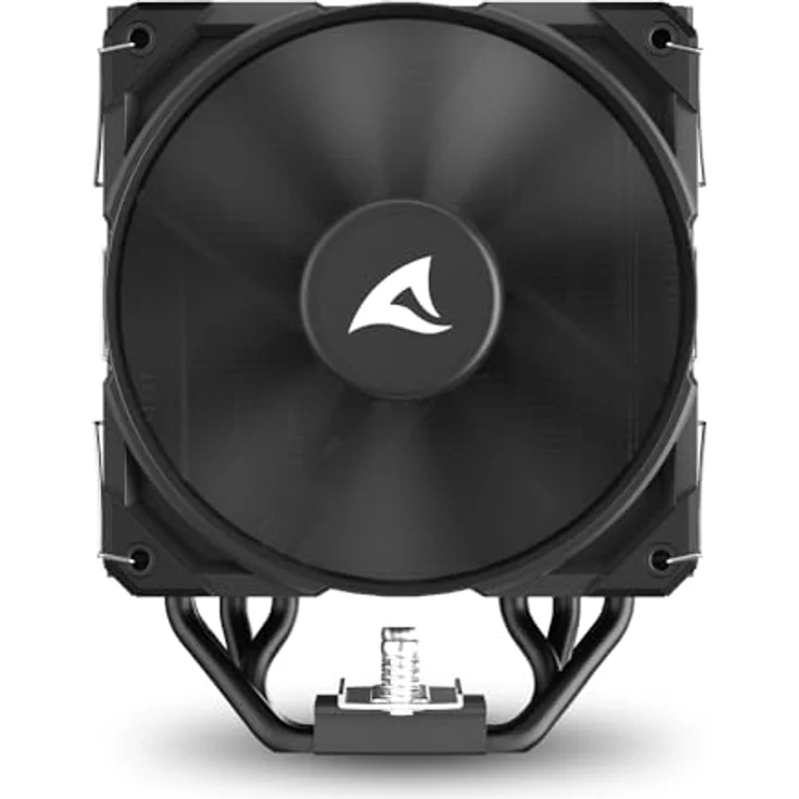 Sharkoon A50 Black, CPU Kühler mit 230W TDP, 120 mm Lüfter, leiser Betrieb und einfache Montage, Schwarz – Bild 6