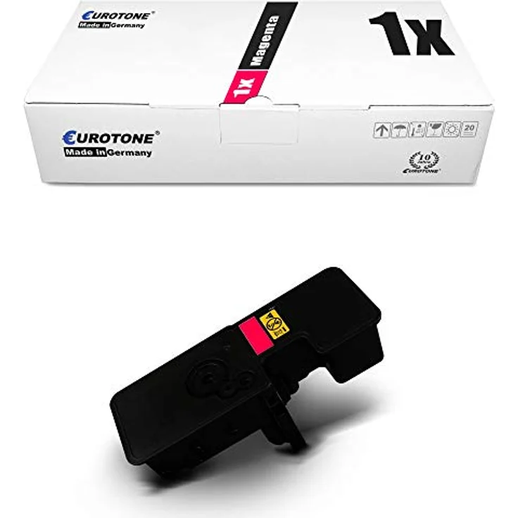Eurotone 1x Toner für Kyocera Ecosys M 5521, kompatibel mit TK-5230M, Magenta, Reichweite ca. 2600 Seiten – Bild 1