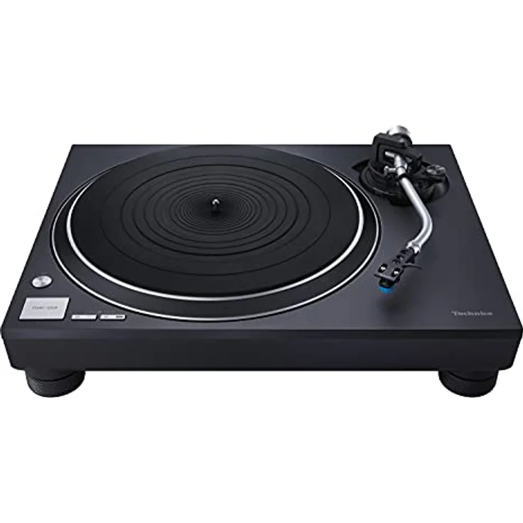 Technics SL-100C Plattenspieler mit Direktantrieb, AT-VM95C Tonabnehmer, Autolift, 3 Geschwindigkeiten, Staubschutz, PHONO-Kabel, schwarz - Preisvergleich – Bild 4