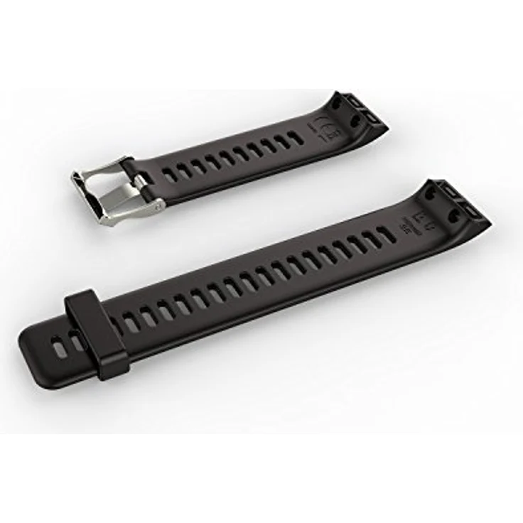 INF Garmin Quickfit Armband für Forerunner 30/35 & Approach S10, Silikon, schwarz, 22 mm Breite, wasserbeständig, einfache Montage – Bild 2