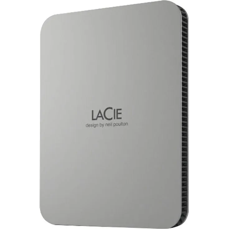 LaCie Mobile Drive (2022) externe HDD-Festplatte (4 TB) 130 MB/S Lesegeschwindigkeit, edles Design von Neil Poulton, recycelte Materialien - Preisvergleich