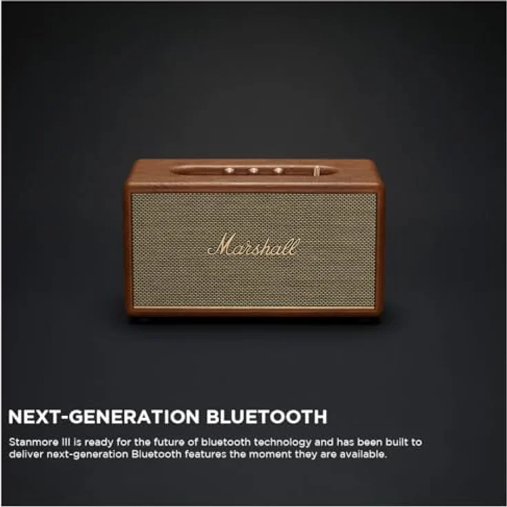 HiWatch Marshall B09GYRMJ17 Stanmore 3 Bluetooth-Lautsprecher 80W Marrone – Bild 2