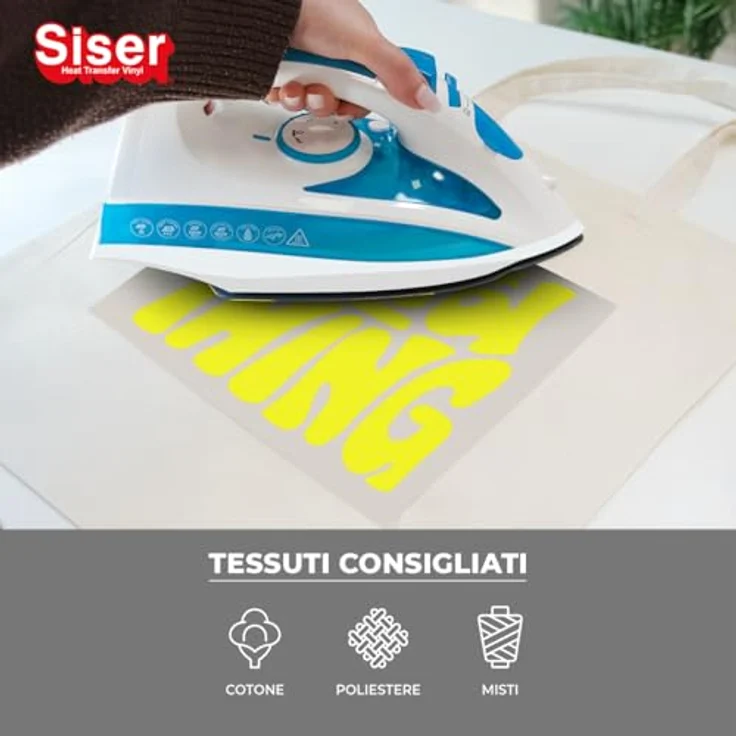 Siser Fluo Transferfolie, PVC-frei, Schnittbreite 30 cm, gelb, hohe Waschbeständigkeit – Bild 4