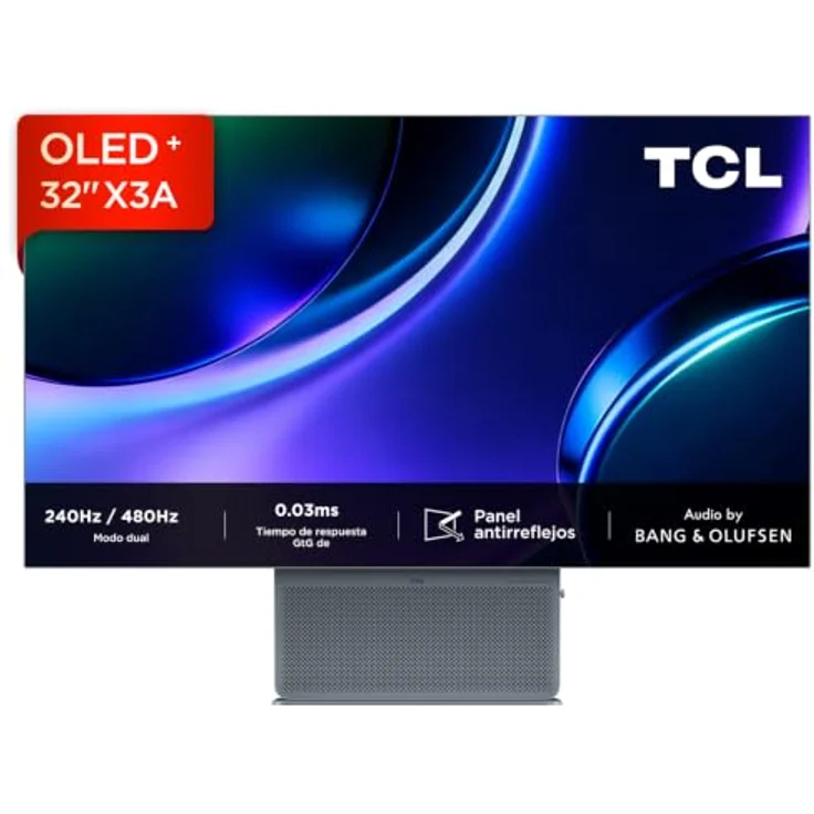 TCL 32X3A 32 Zoll OLED Monitor, 4K UHD, 240 Hz (480 Hz FHD), 1.300 Nits, AMD FreeSync Premium, Stargate-Design, entspiegeltes Display – Bild 2