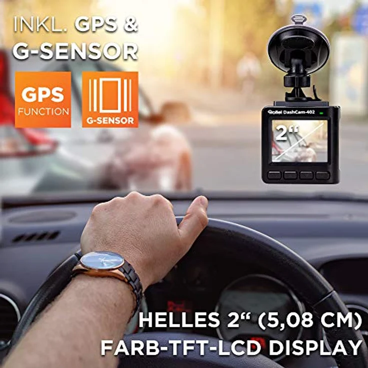 Rollei Dashcam 402 Schwarz (11520533685) – Bild 2