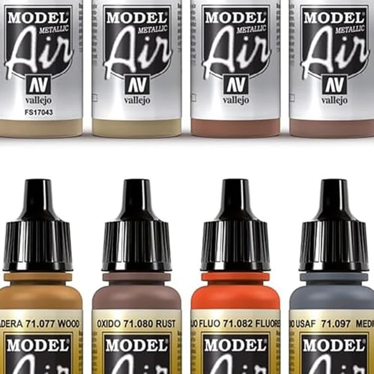 Model Air Set Metallic-Effekte 71181 Airbrush Farben Set Vallejo 100 504 – Bild 8