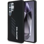 Mercedes AMG Oversize Rhombs MagSafe Case für Samsung Galaxy S25 Ultra - Schwarze Smartphone Hülle mit passgenauer Anpassung und hochwertiger Verarbeitung