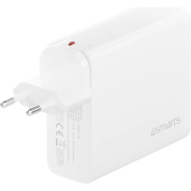 4smarts GaN Flex Pro 200 W, USB-Wandladegerät mit 4x USB-C Anschlüssen, kompakt und effizient, Weiss – Bild 2