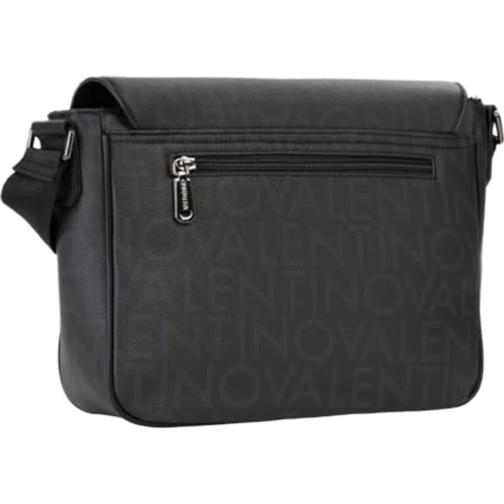 Valentino King RE Messenger, 32 cm Laptop-Tasche aus 100% Polyurethan, schwarz – Bild 3