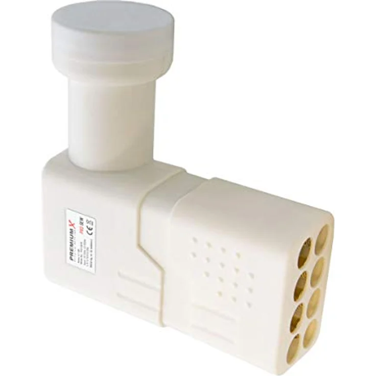 PremiumX Satellitenantenne PXS80, 80 cm Stahl Antenne mit Octo LNB 0,1dB, Anthrazit, inkl. stabiler Wandhalter 45 cm – Bild 5