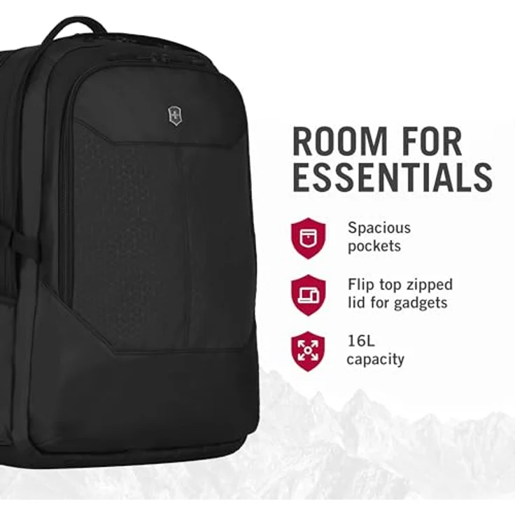 Victorinox Altmont 3.0 Fliptop Laptop Rucksack - 16 Zoll Unisex Damen/Herren - Schwarz – Bild 4