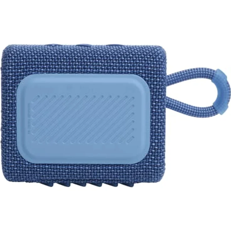 JBL GO 3 Eco – Kleine Bluetooth Box aus recyceltem Material in Blau – Wasserfester, tragbarer Lautsprecher für unterwegs – Bis zu 5h Wiedergabezeit mit nur einer Akkuladung – Bild 4