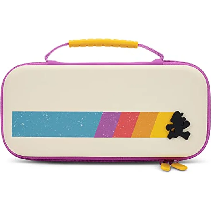 PowerA Schutzhülle für Nintendo Switch - Rainbow Run Mario, stabile Konsolenhülle mit gepolsterter Bildschirmschutzklappe und Spielkarten Aufbewahrung – Bild 1