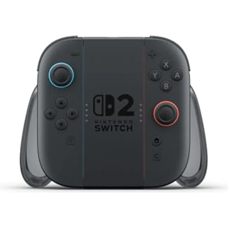 Nintendo Joy-Con 2-Aufladehalterung, ergonomischer Steuerungsgrip in Schwarz und Transparent mit USB-C-Ladekabel und anpassbaren GL-/GR-Tasten für Nintendo Switch 2 – Bild 6